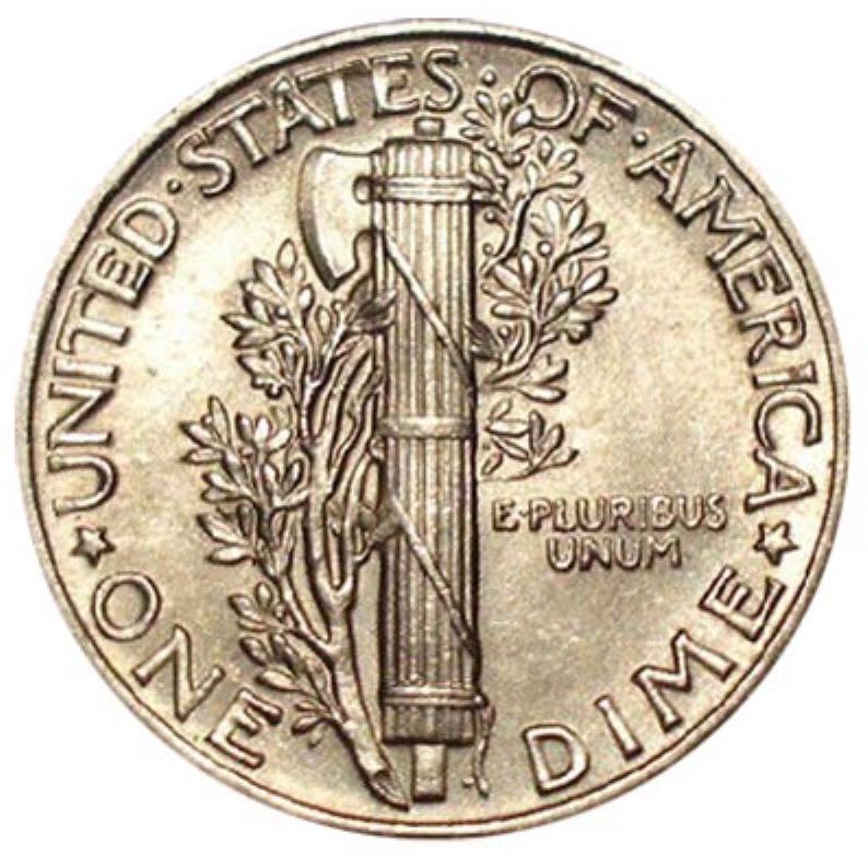 Dime Mercury Head 1941  coin collectible - Main Image 2