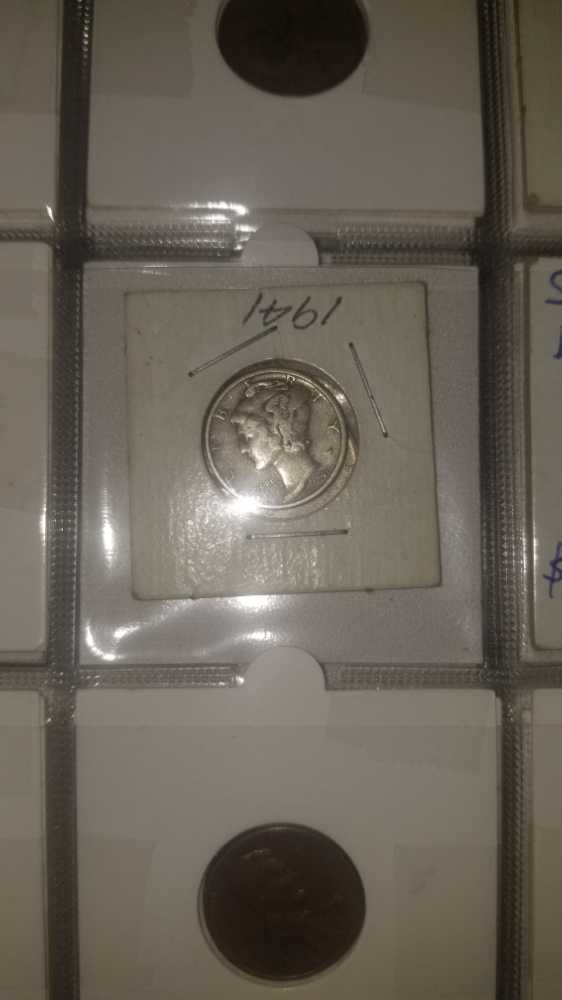Dime Mercury Head 1941  coin collectible - Main Image 3