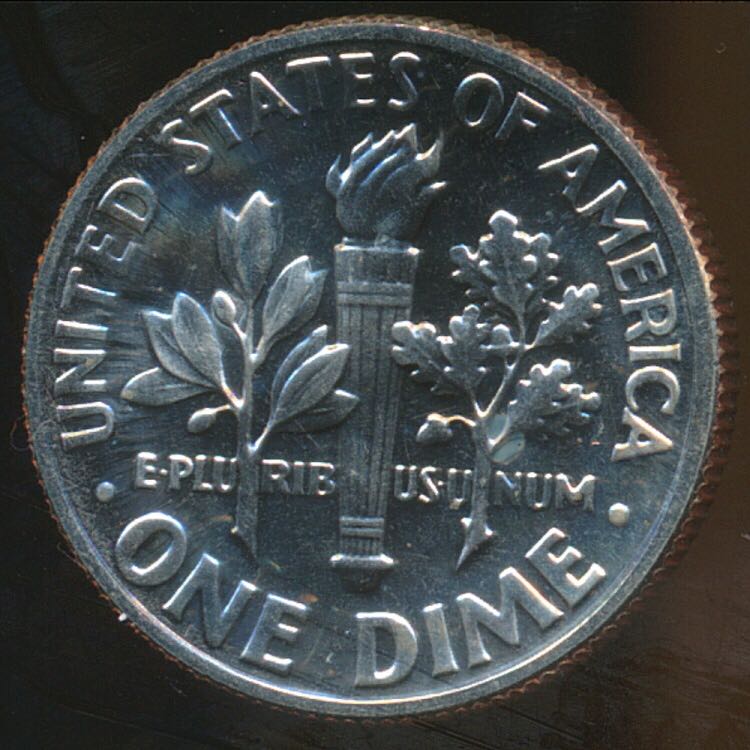 Roosevelt Dime S Proof coin collectible - Main Image 2