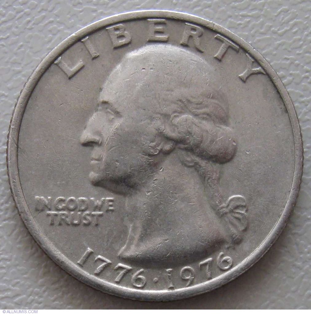 Bicentennial Washington Quarter coin collectible - Main Image 1