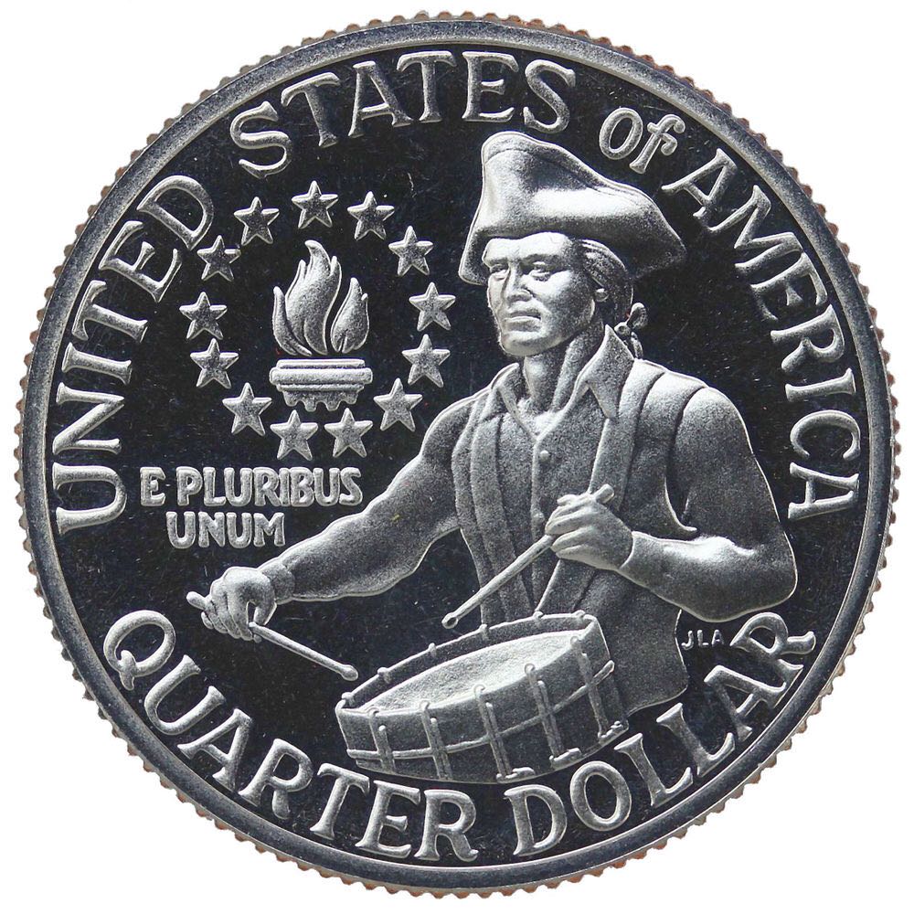 Bicentennial Washington Quarter coin collectible - Main Image 2