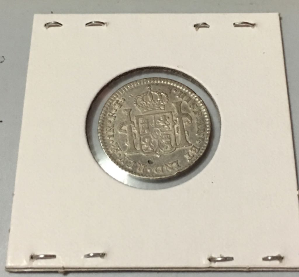 1 Real Columnaria (Carolus IIII)  coin collectible - Main Image 2