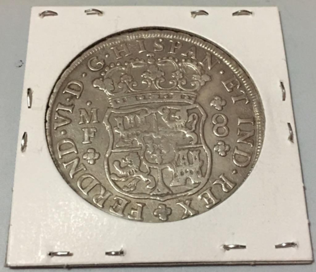 8 Reales (Ferdinand VI ) MF  coin collectible - Main Image 2