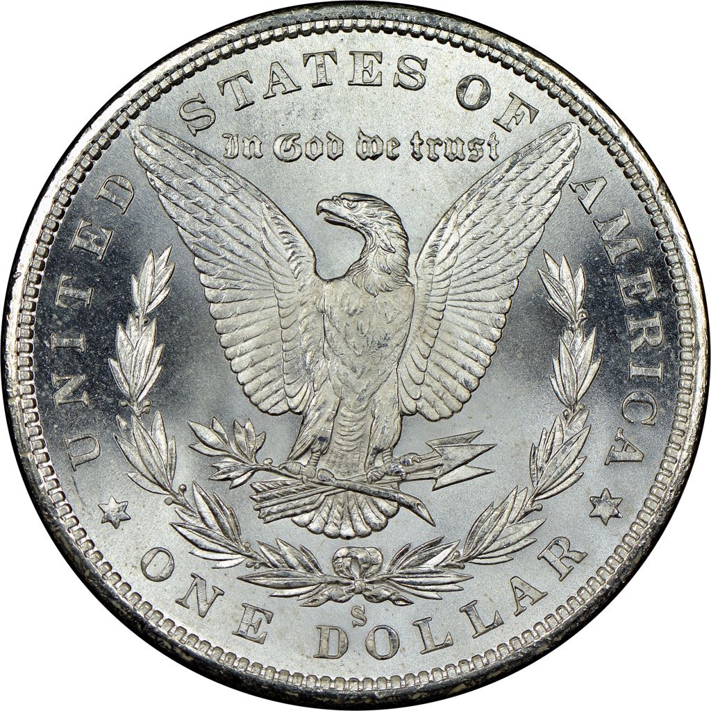 1883 S Morgan Silver Dollar  coin collectible - Main Image 2