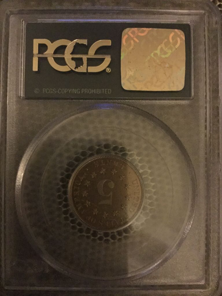 1883 Shield Five Cents  coin collectible - Main Image 2