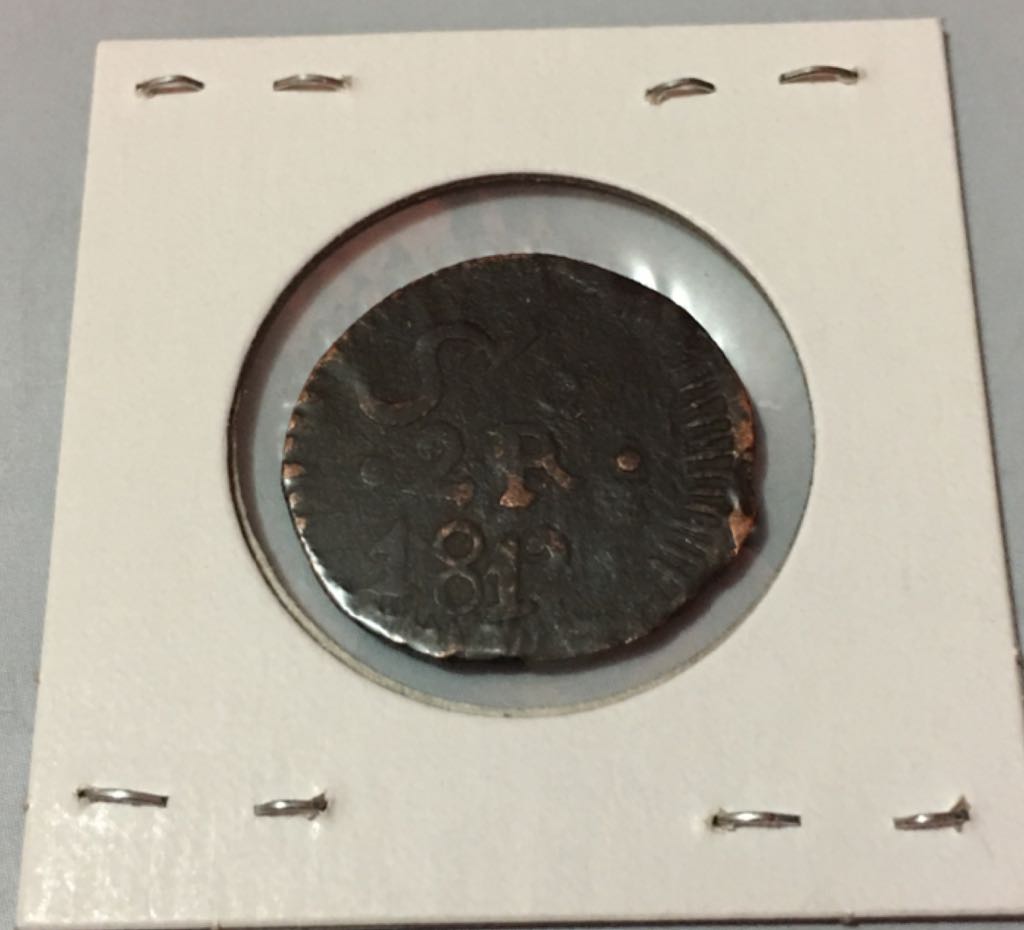 2 Reales Sud Doble Resello  coin collectible - Main Image 2