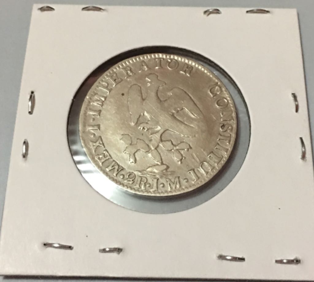 2 Reales Agustin De Iturbide  coin collectible - Main Image 2