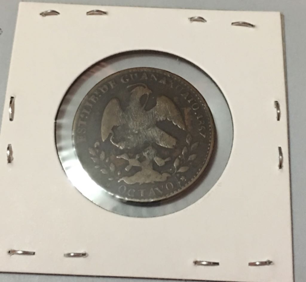 1/8 Real Guanajuato  coin collectible - Main Image 2