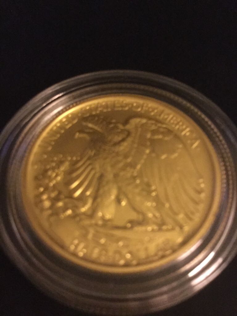 2016 Walking Liberty Half Dollar  coin collectible - Main Image 2