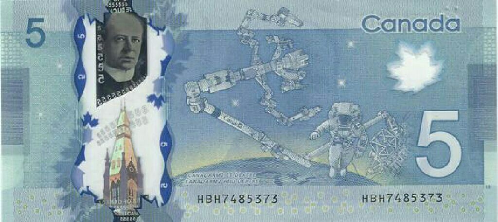 2011 $5 Canada Note  coin collectible - Main Image 2