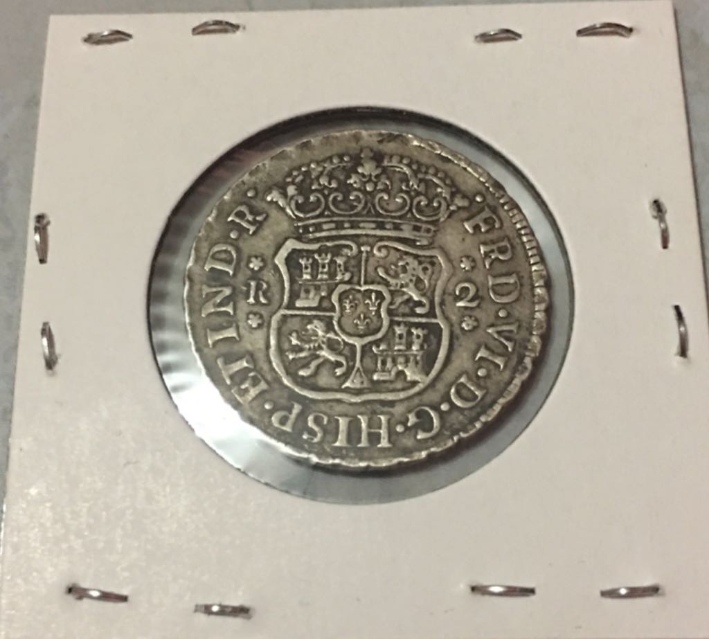 2 Reales Ferdinand VI  coin collectible - Main Image 2