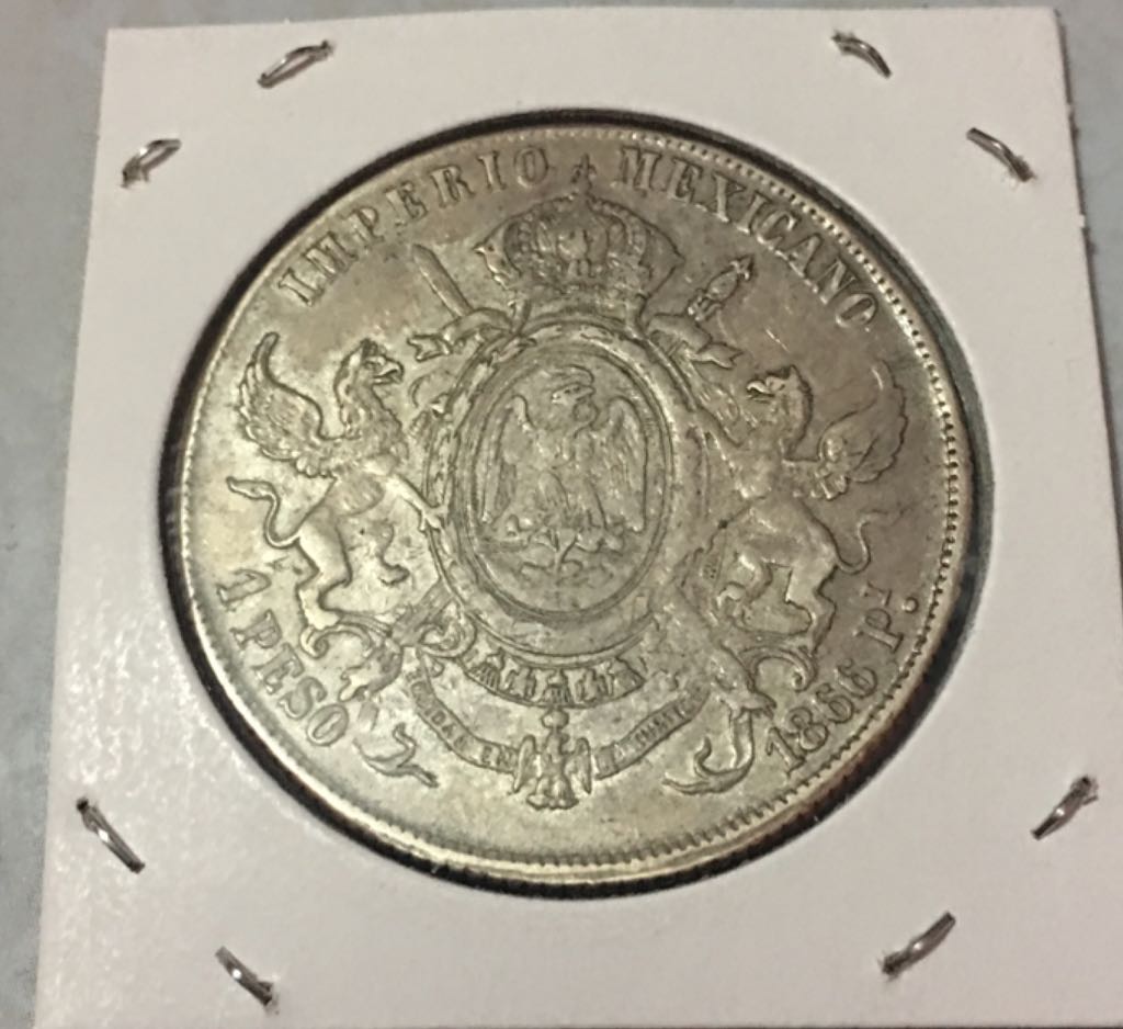 Peso Maximiliano San Luis Potosi  coin collectible - Main Image 2