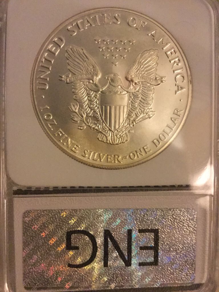 1987 American Silver Eagle  coin collectible - Main Image 2