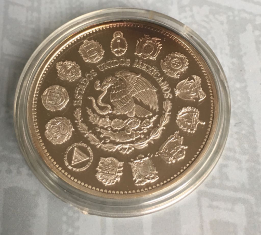 Columnaria Encuentro De Dos Mundos  coin collectible - Main Image 2