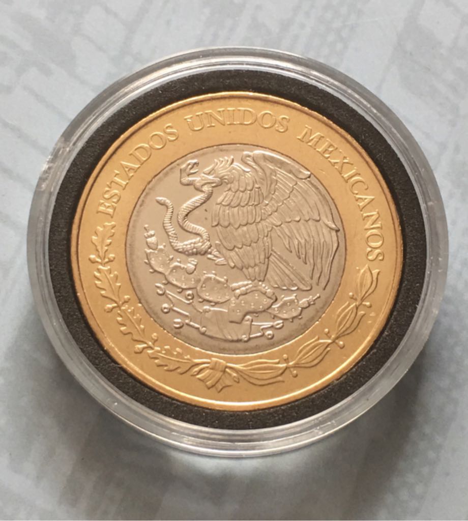 20 Pesos (100 Años Del Ejercito Mexicano)  coin collectible - Main Image 2