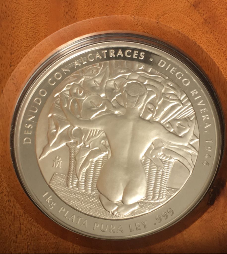 1 Kg De Plata Pura Frida Kahlo  coin collectible - Main Image 2