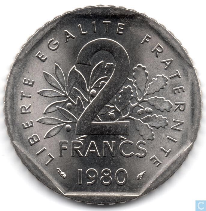 France 2 Franc - 1979  coin collectible - Main Image 2