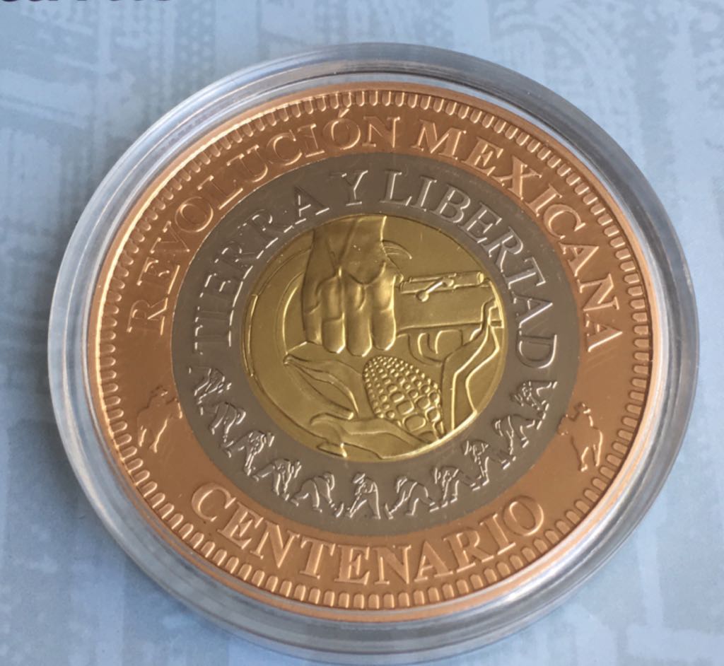 Revolucion Mexicana Centeneraio  coin collectible - Main Image 2