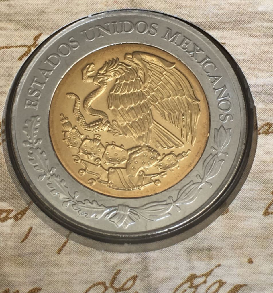 5 Pesos Independencia ( Hermenegildo Galeana)  coin collectible - Main Image 2