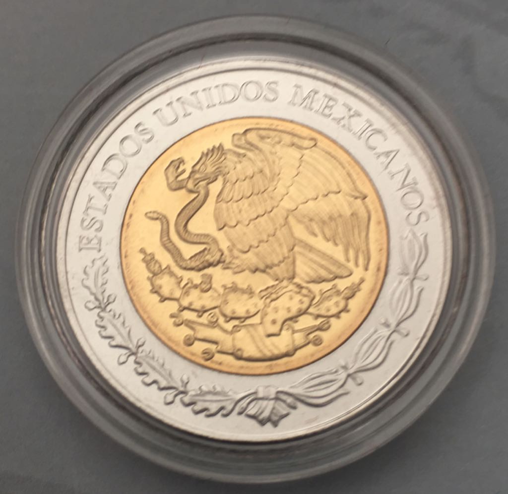 5 Pesos Revolucion ( Andres Molina Enriquez)  coin collectible - Main Image 2