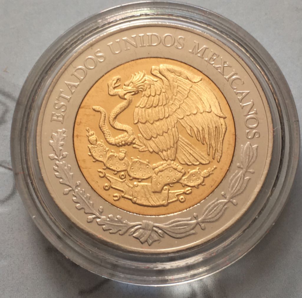 5 Pesos Revolucion ( Belisario Dominguez)  coin collectible - Main Image 2