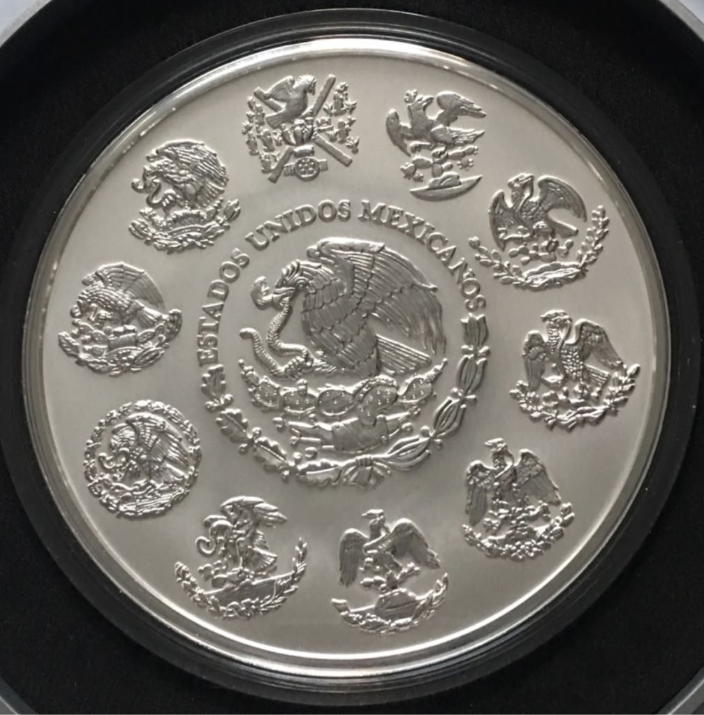 1 Kg De Plata Calendario Azteca  coin collectible - Main Image 2
