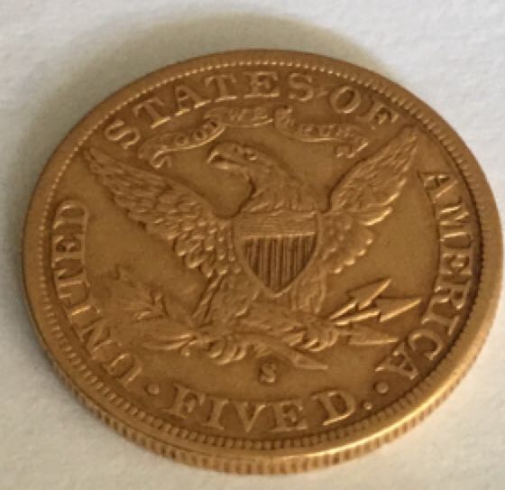 1886 S Liberty Head  coin collectible - Main Image 2