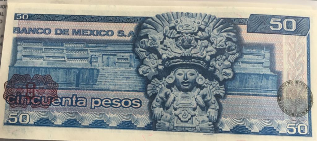 Billete De 50 Pesos De Benito Juarez  coin collectible - Main Image 2