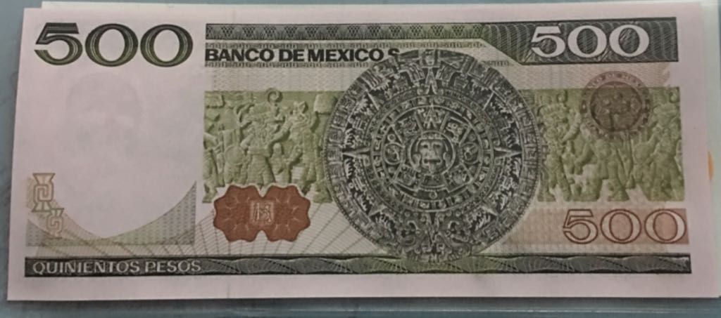 Billete De 500 Pesos Francisco I Madero  coin collectible - Main Image 2