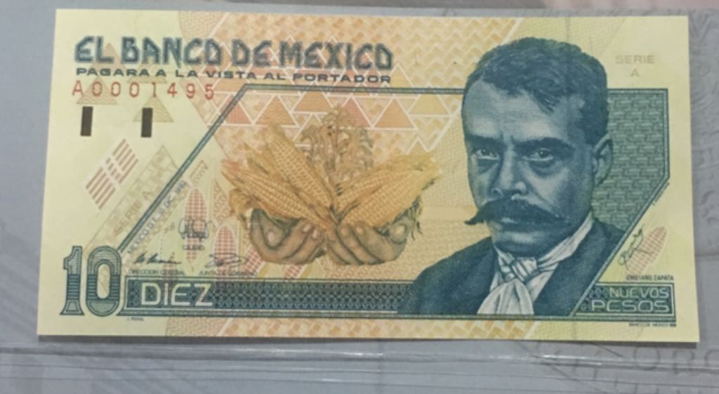 5 Pesos Revolucion ( Otilio Montaño)