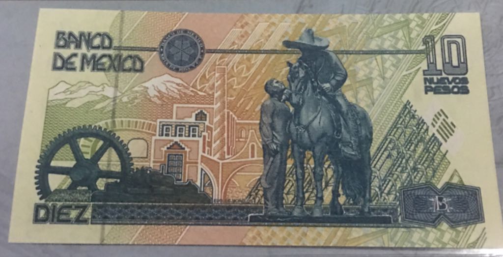 Billete De 10 Nuevos Pesos Emiliano Zapata  coin collectible - Main Image 2