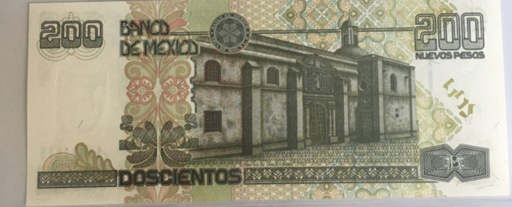 Billete De 200 Pesos De Juana De Asabaje Con Libros coin collectible - Main Image 2