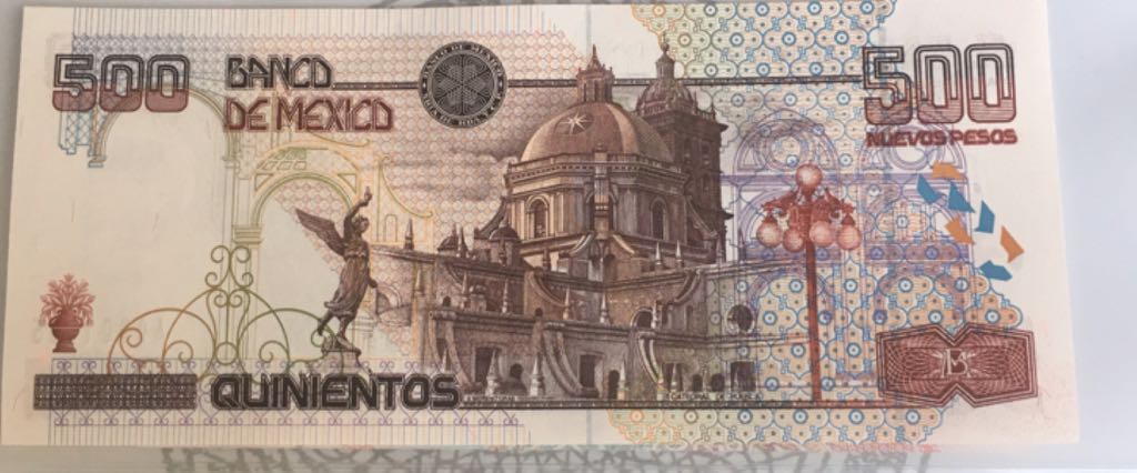 Billetes De 500 Pesos Ignacio Zaragoza  coin collectible - Main Image 2