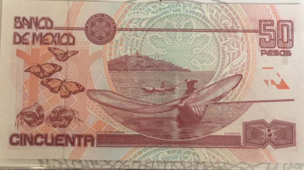 Billete De 50 Pesos De Jose Maria Morelos Y Pavon  coin collectible - Main Image 2