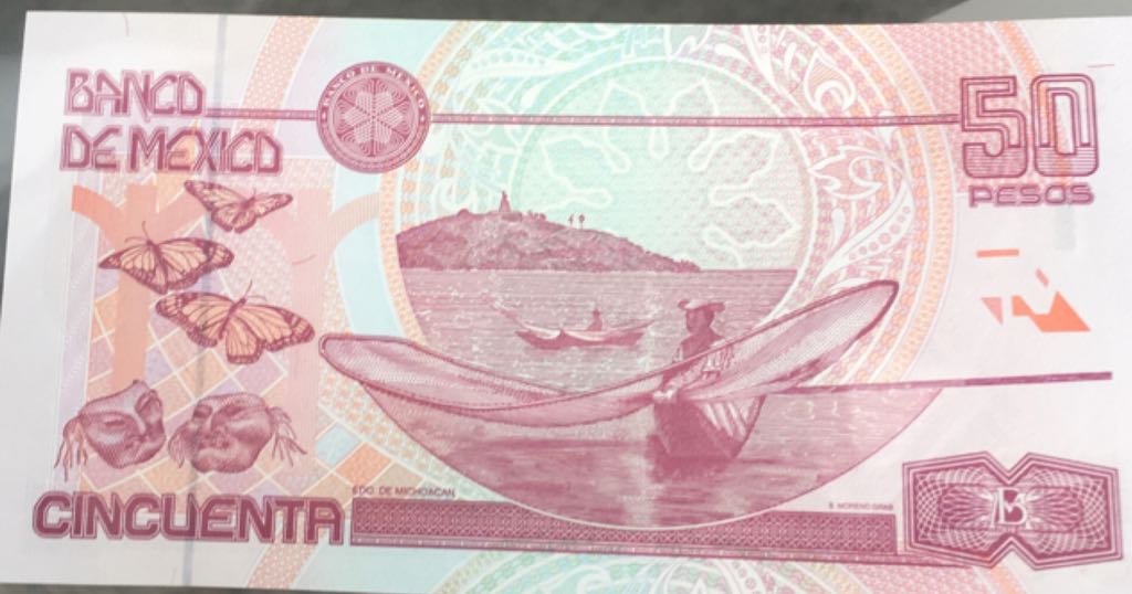 Billete De 50 Pesos Jose Maria Morelos Y Pavon  coin collectible - Main Image 2