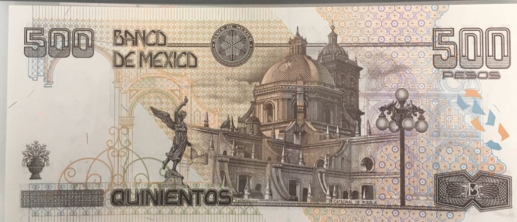 Billete De 500 Pesos Ignacio Zaragoza  coin collectible - Main Image 2