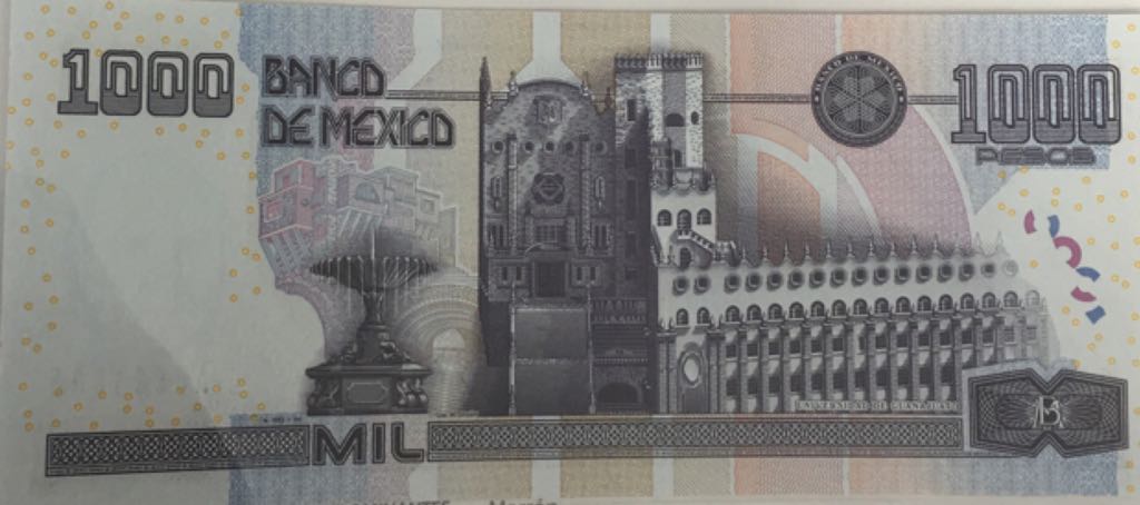 Billete De 1000 Pesos Miguel Hidalgo Y Costilla  coin collectible - Main Image 2