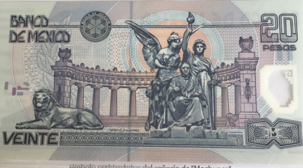 Billete De 20 Pesos Benito Juarez coin collectible - Main Image 2