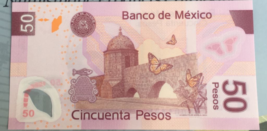 Billete De 50 Pesos De Jose Maria Morelos Y Pavon  coin collectible - Main Image 2