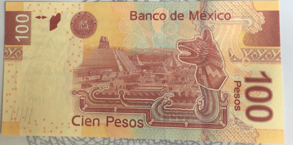 Billete De 100 De Nezahualcoyotl  coin collectible - Main Image 2