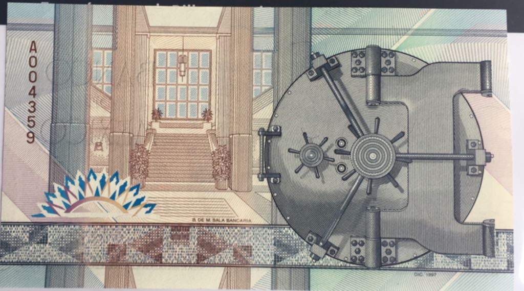 Espécimen Dedicado a al Lic.Miguel Mancera Aguayo  coin collectible - Main Image 2