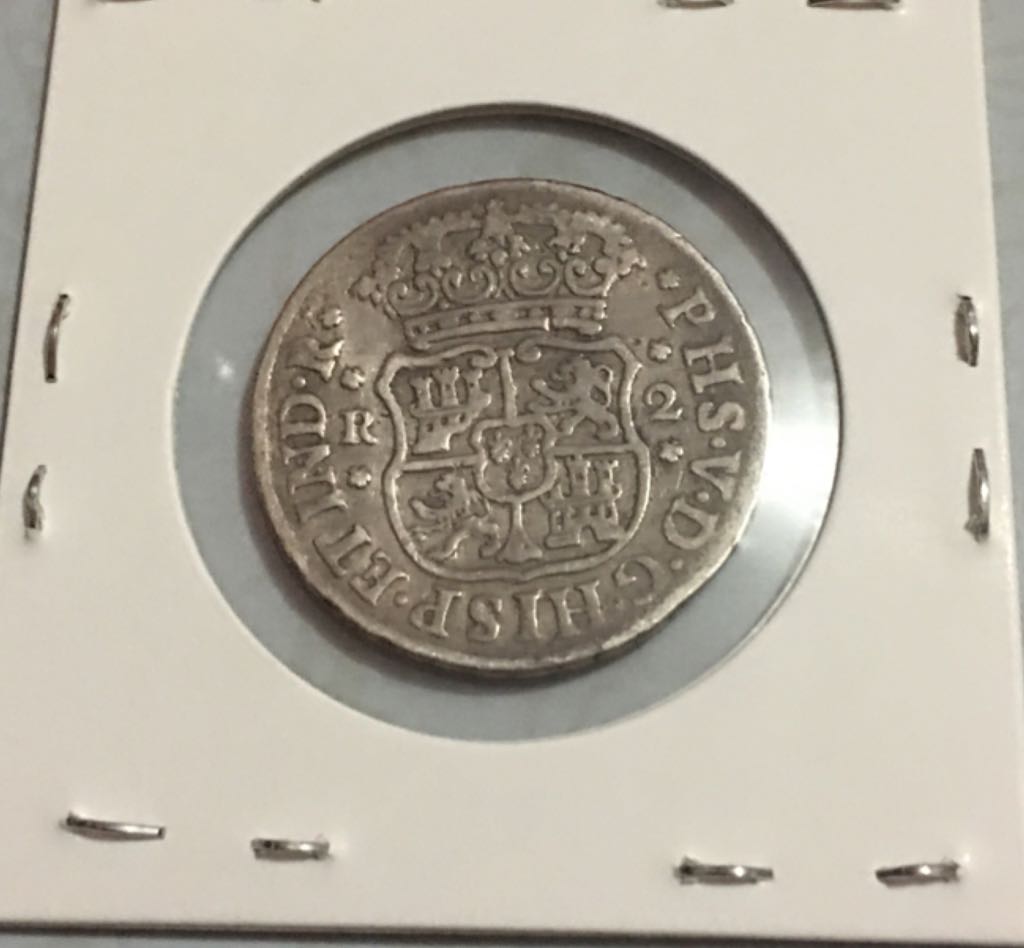 2 Reales ( Philip V )  coin collectible - Main Image 2