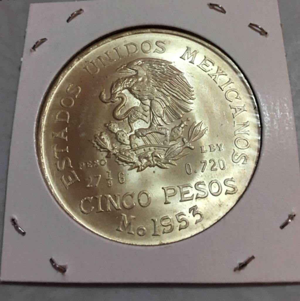 5 Pesos Hidalgo  coin collectible - Main Image 2