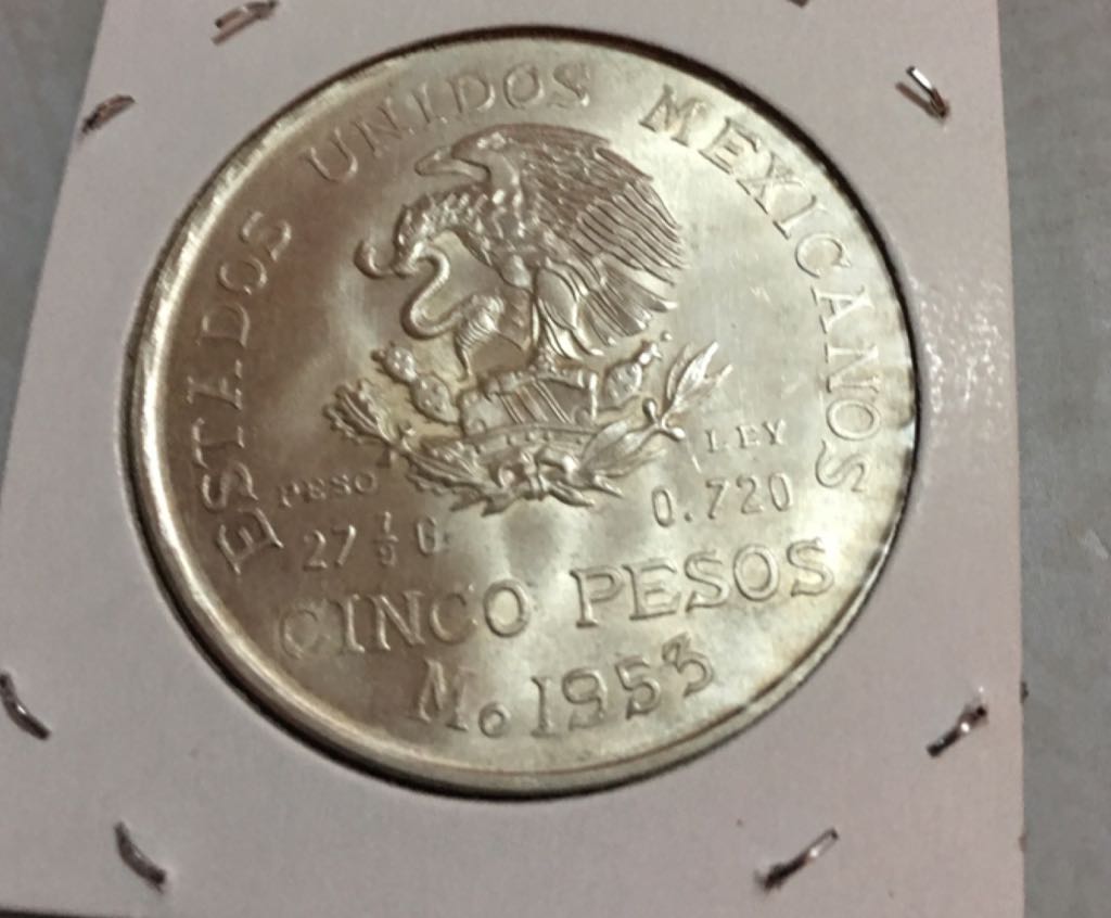 5 Pesos Hidalgo ( Año De Hidalgo)  coin collectible - Main Image 2