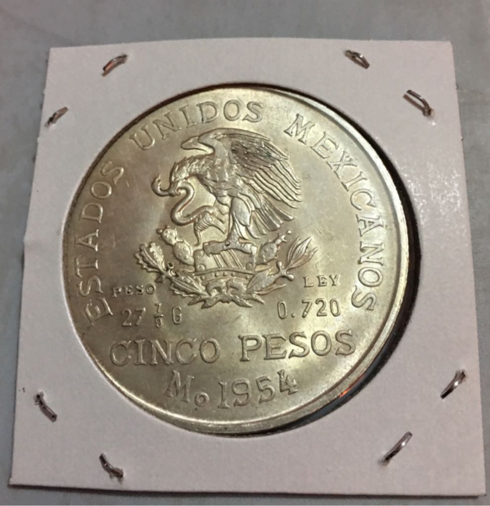 5 Pesos Hidalgo  coin collectible - Main Image 2