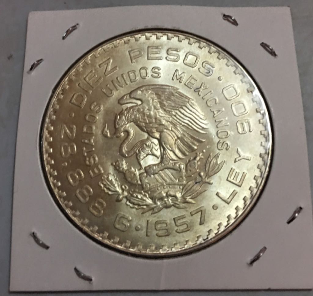 10 Pesos Juarez  coin collectible - Main Image 2