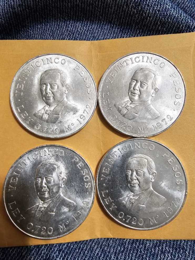 Mexico 1972 Veinticinco Pesos  coin collectible - Main Image 3