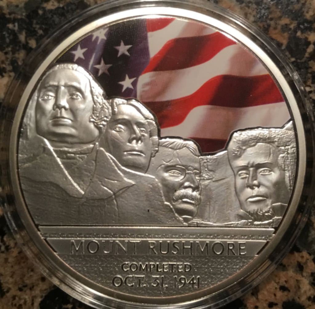 Faces Of Mount Rushmore, The  coin collectible - Main Image 2