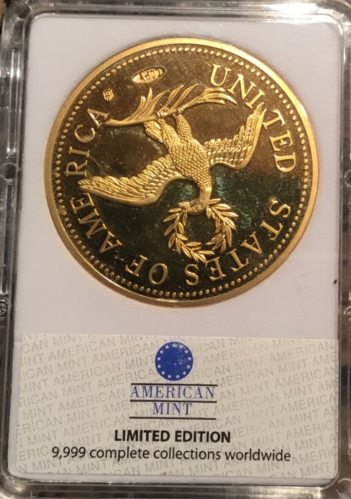 Historical Gold Eagle Replica Archival Collection  coin collectible - Main Image 2