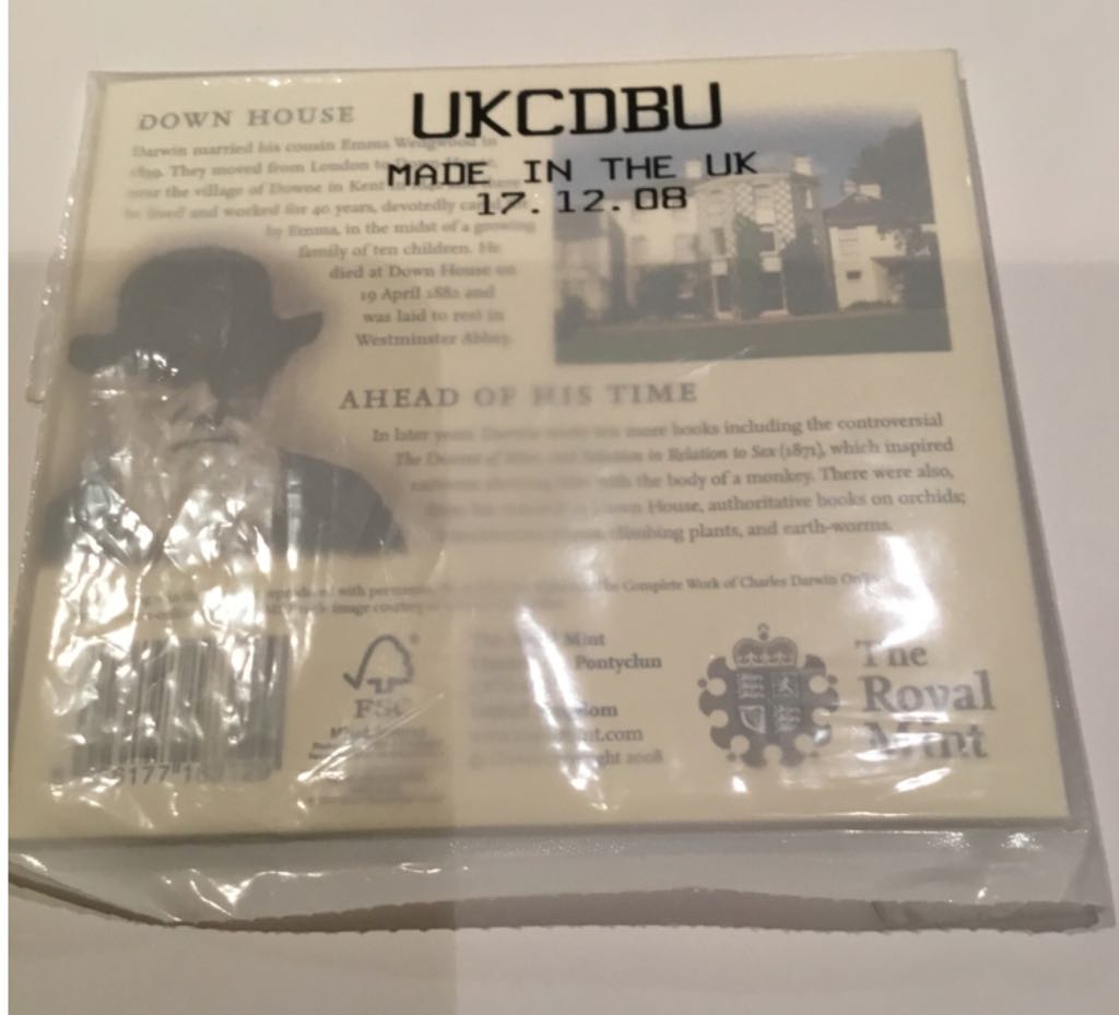 200th Anniversary Of Birth Of Charles Darwin  coin collectible - Main Image 2